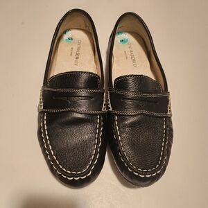 Cynthia Rowley New York - Size 8 Women's black leather Penny Loafers